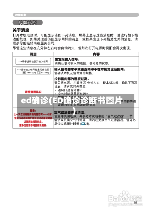 ed确诊(ED确诊诊断书图片)