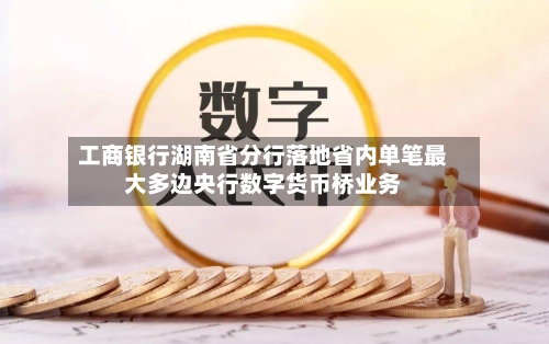 工商银行湖南省分行落地省内单笔最大多边央行数字货币桥业务-第2张图片