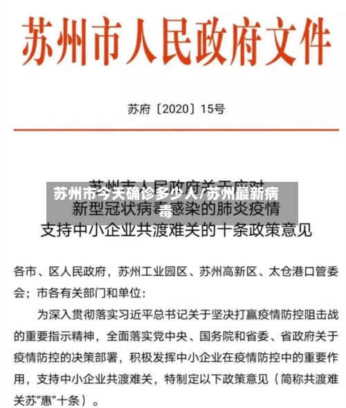 苏州市今天确诊多少人/苏州最新病毒-第2张图片