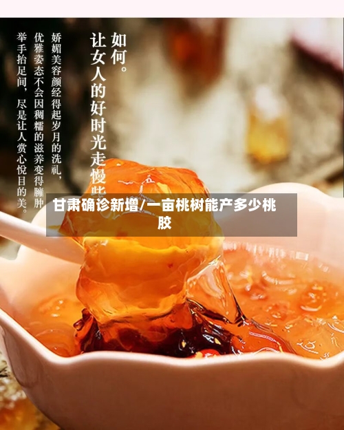 甘肃确诊新增/一亩桃树能产多少桃胶-第2张图片