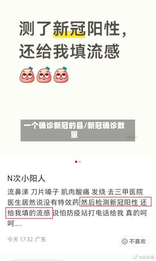 一个确诊新冠的县/新冠确诊数量
