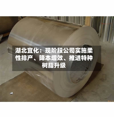 湖北宜化：现阶段公司实施柔性排产、降本增效、推进特种树脂升级-第1张图片