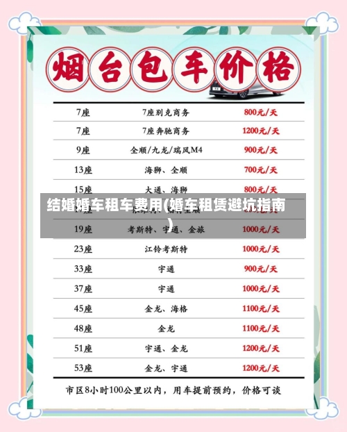 结婚婚车租车费用(婚车租赁避坑指南)-第3张图片